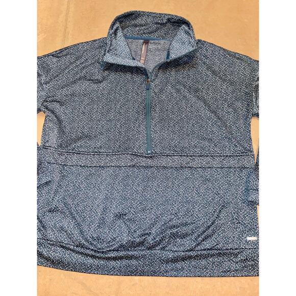 Mondetta Stratified Sea Combo Blue L/S Active Popover Pullover Large NWT Womens - Picture 3 of 9